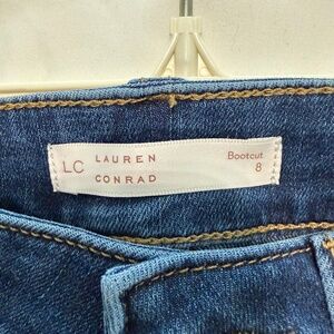 LC Lauren Conrad Boot Cut, Mid Rise Jean, size 8